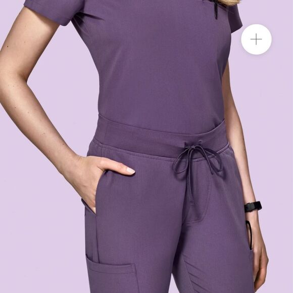 Mandala Scrub Set Dewberry XXS NWT - Picture 5 of 11